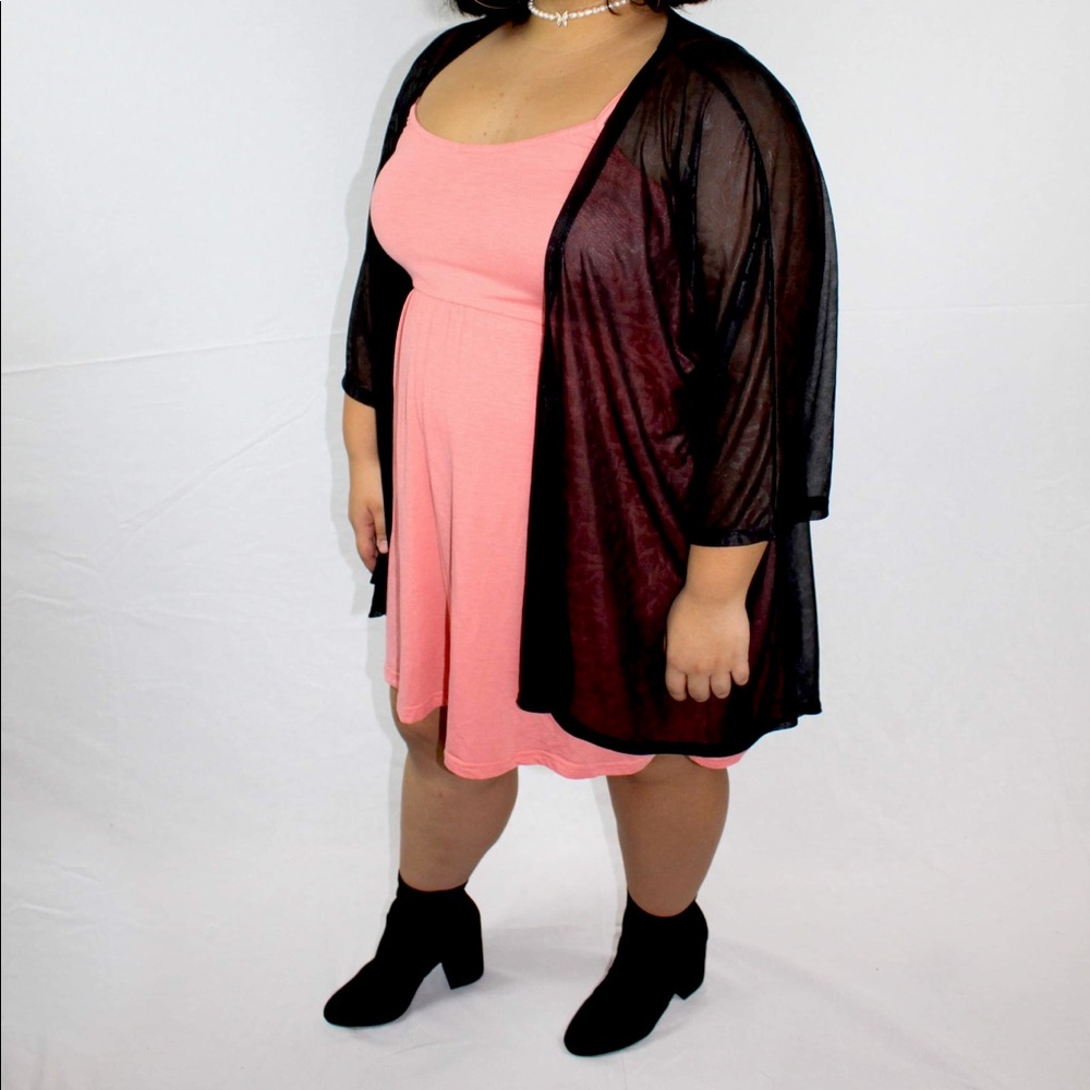 LuLaRoe Black Sheer Coverup